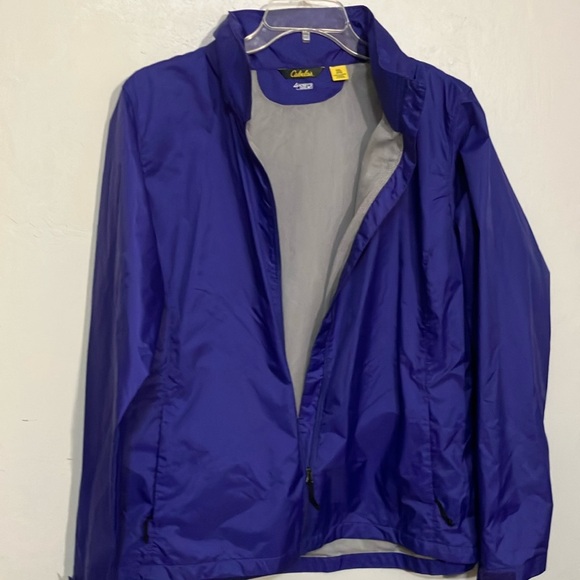 Cabela's women’s purple rain coat with storable hood  2XL - Picture 11 of 11
